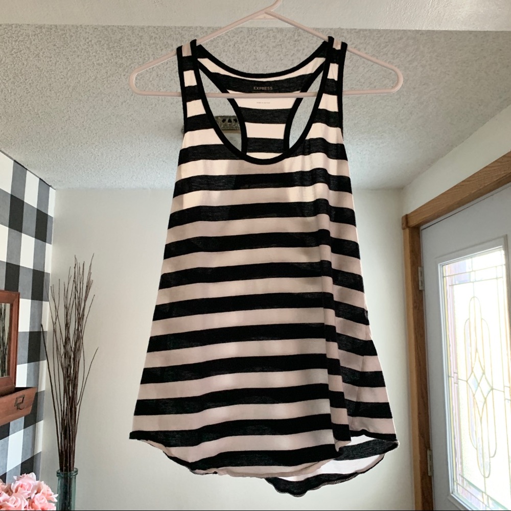 Express | Striped Racerback Tank - Picture 11 of 11